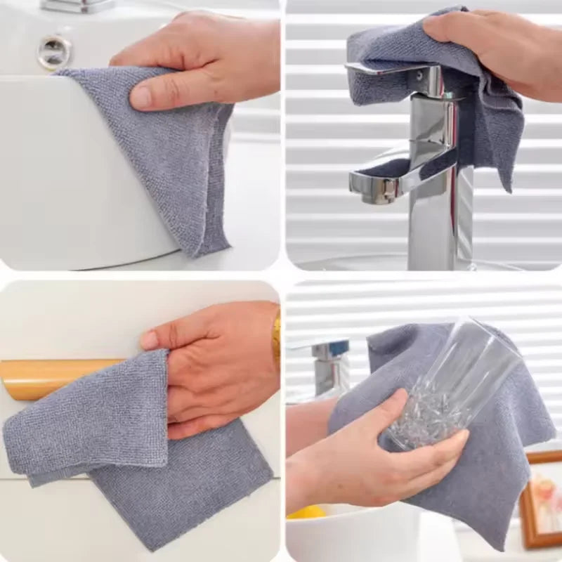 Reusable Microfiber Kitchen Cleaning Towel Roll – 20 Sheets