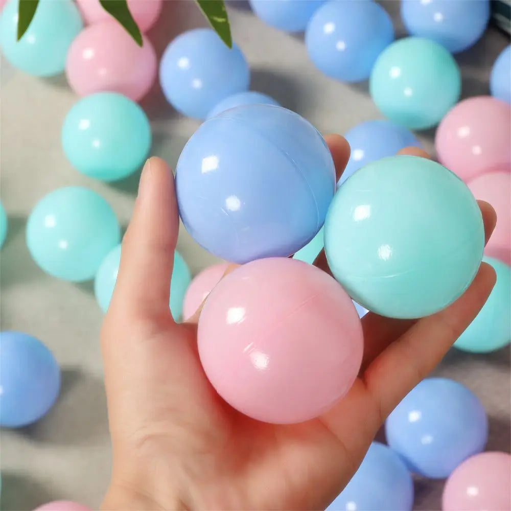 Colorful Soft Ocean Balls – 100pcs for Baby & Kids Playtime
