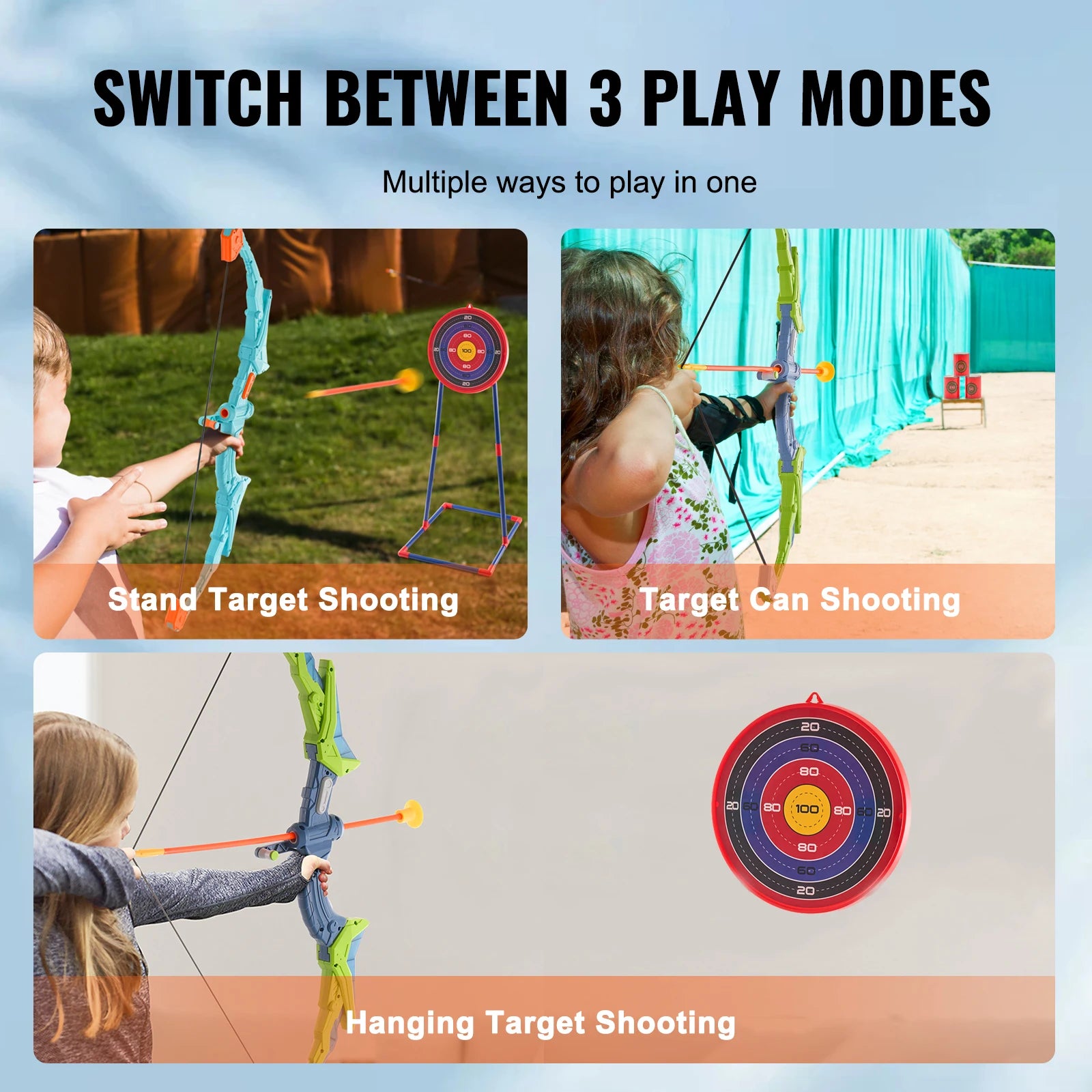 Children's Bow and Arrow for Practice – Shooting and Hunting Kit