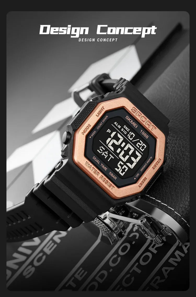 SKMEI 1988 Men's Digital Watch Waterproof