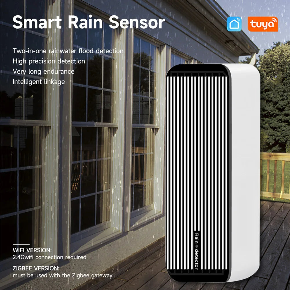 2-in-1 Zigbee Smart Rain Sensor with App Control