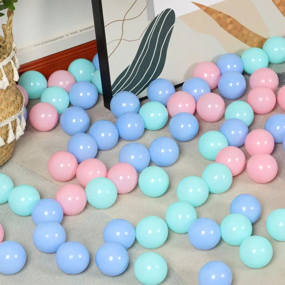 Colorful Soft Ocean Balls – 100pcs for Baby & Kids Playtime