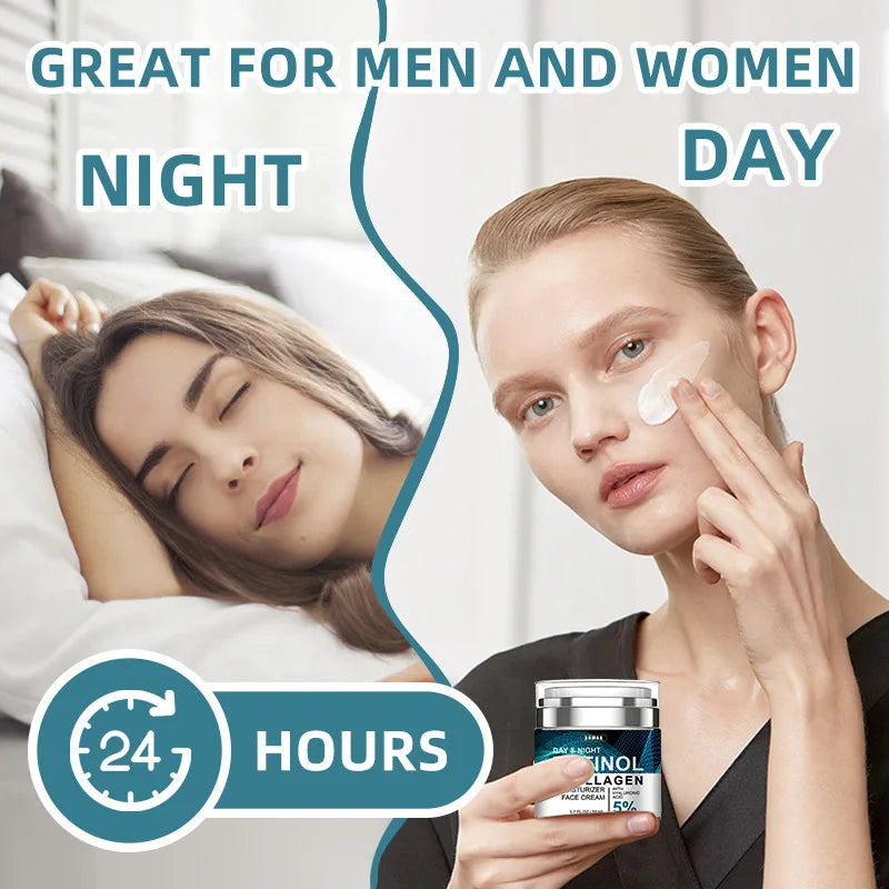 Anti-Aging Facial Cream with Retinol and Hyaluronic Acid – 50ml