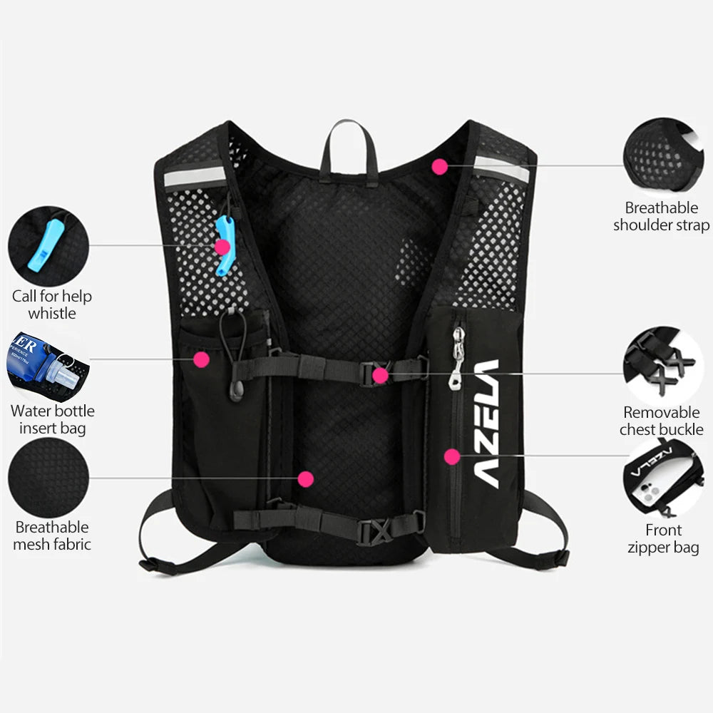 5L Lightweight Hydration Backpack for Running and Cycling