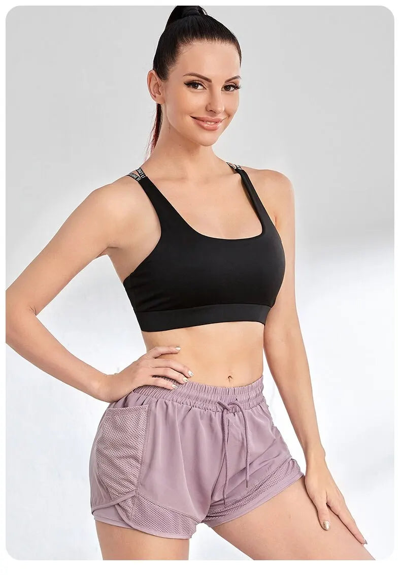 SculptFit Women's 2-in-1 Sports Shorts