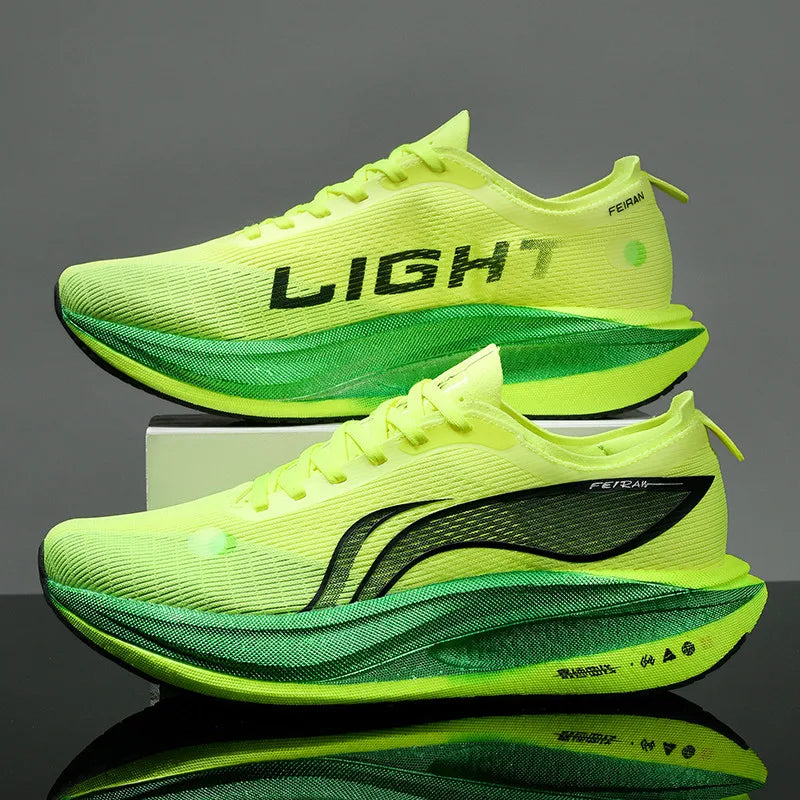 Men's Breathable Running Shoes with Carbon Plate - Red Rabbit Limited