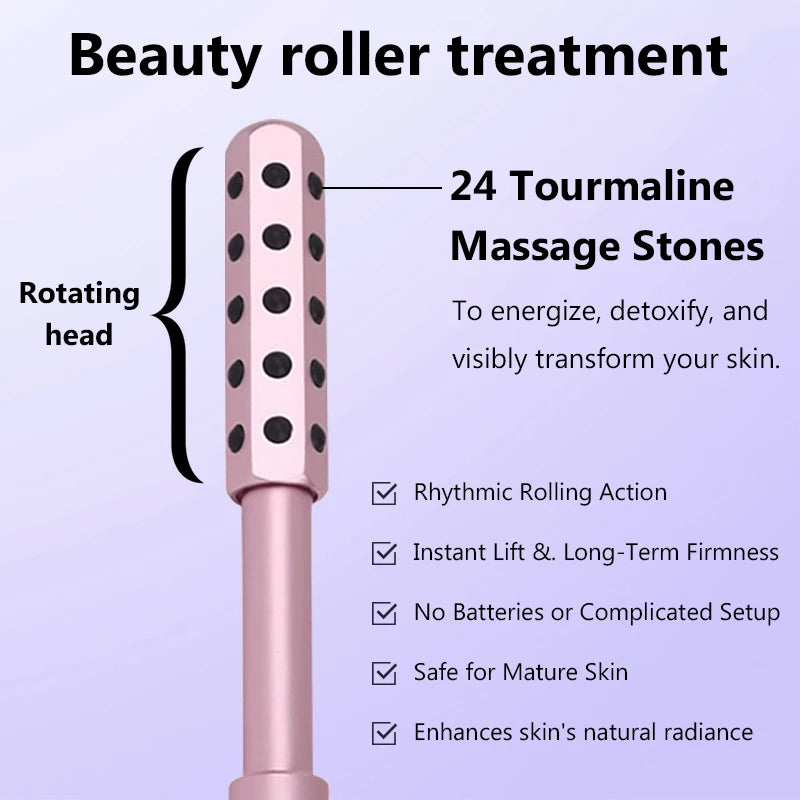 Germanium Facial Roller 24 Points – Massager and Gua Sha