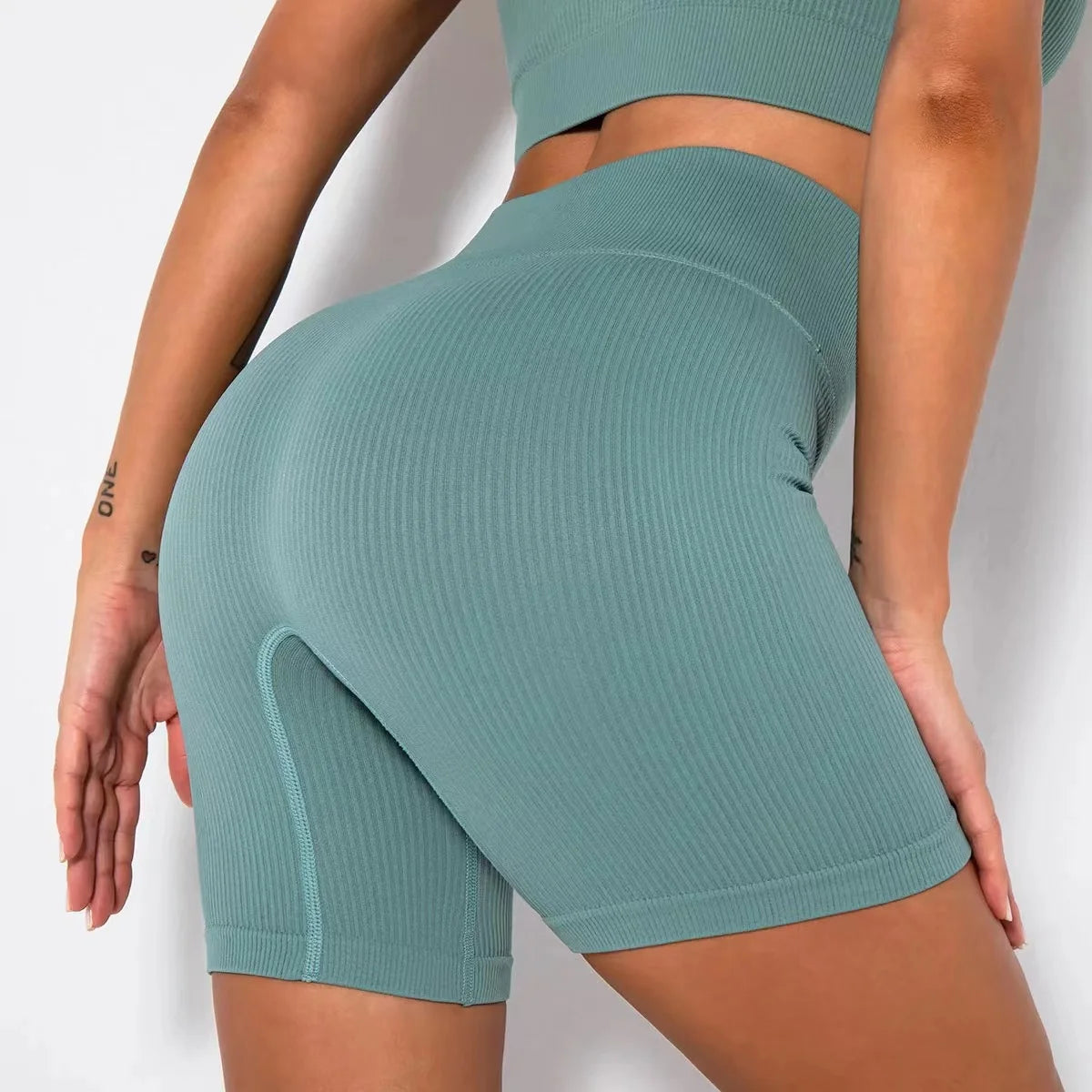 SculptFit™ Seamless High-Waist Sports Shorts