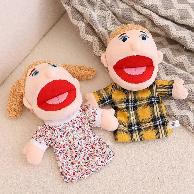 Kawaii Family Plush Dolls – Dad, Mom, Brother and Sister, Educational Toys