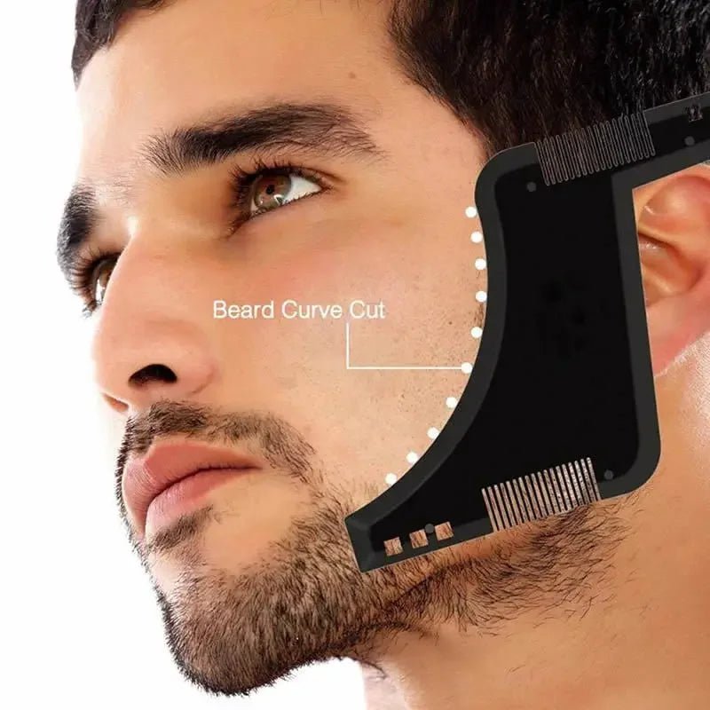 2-in-1 Men's Beard Shaper – Cutting and Styling Guide