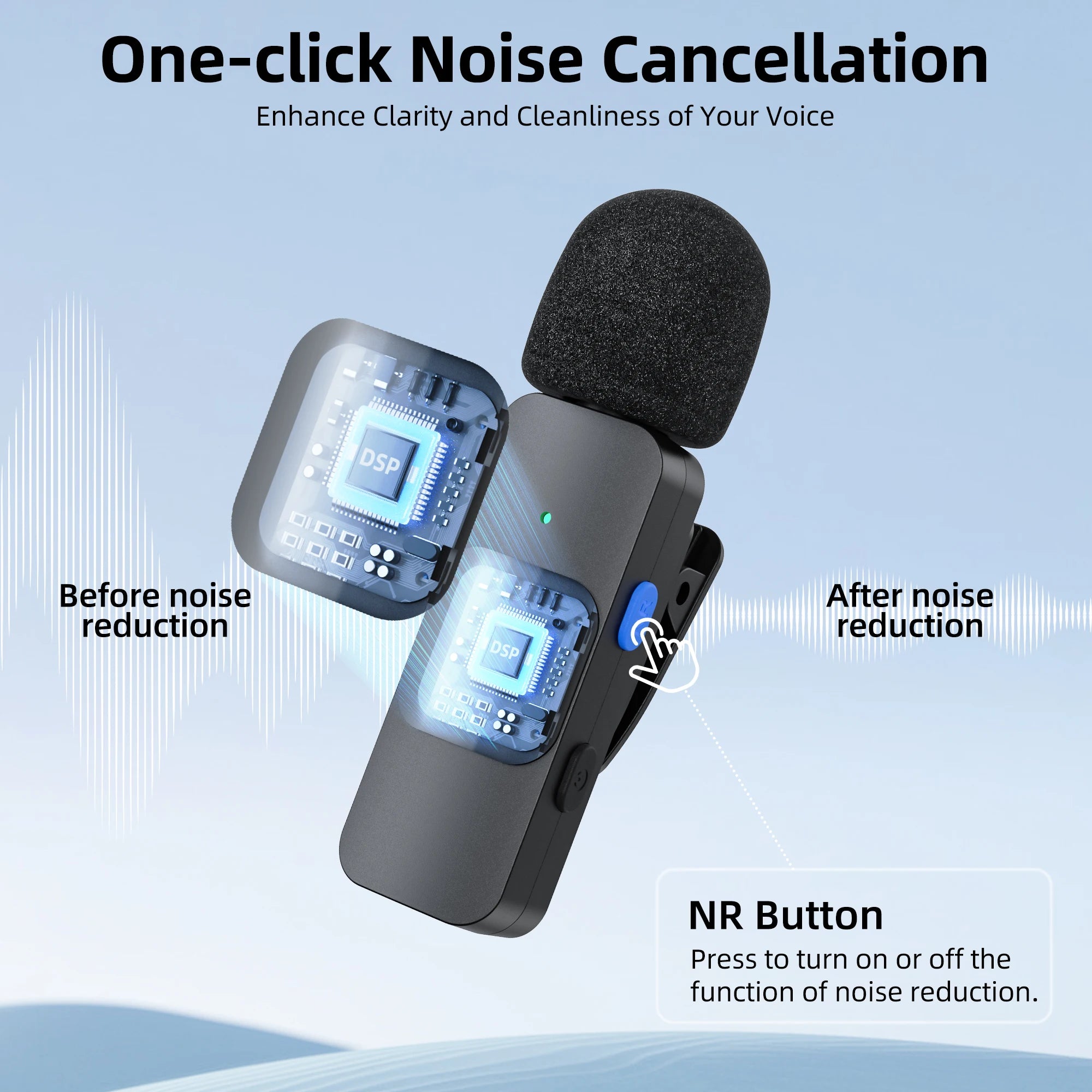 BOYA BY-V2 Wireless Lavalier Microphone