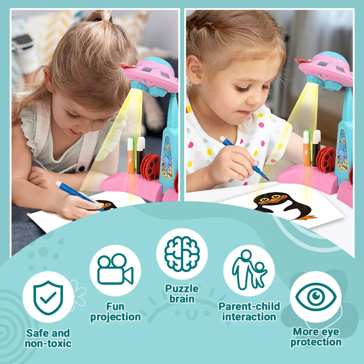 Projection Board for Children 3-8 Years Old – STEM Educational Toy