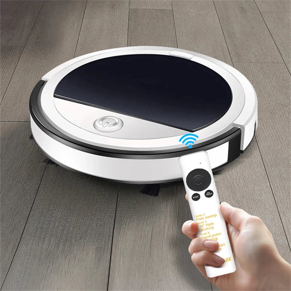 Multifunctional Robot Vacuum and Mop with Remote Control – Low Noise