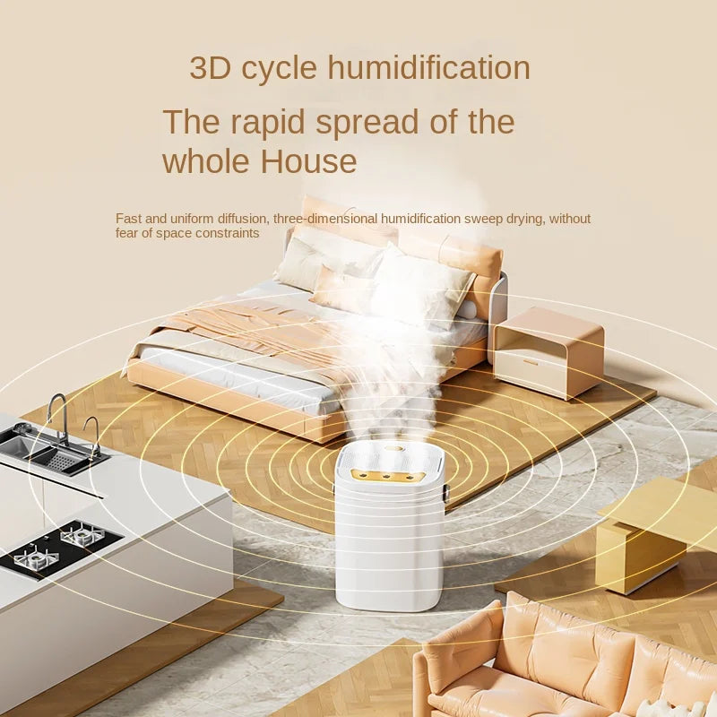 1.8L Air Humidifier with Aroma Diffuser, 3 Modes and LED Night Light