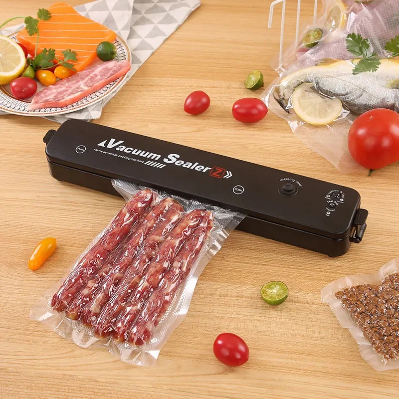 TINTON LIFE 220V/110V Vacuum Sealer with 10 Bags – Domestic Use for Food