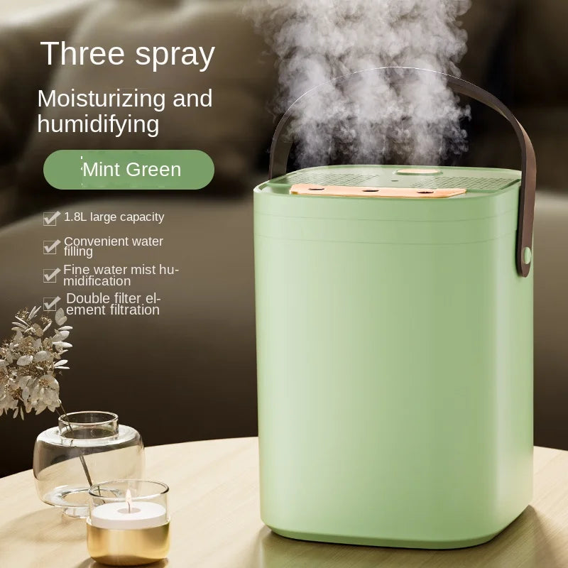 1.8L Air Humidifier with Aroma Diffuser, 3 Modes and LED Night Light