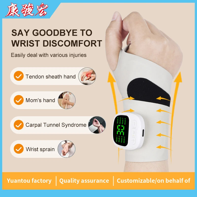 Cordless Electric Wrist Massager – Vibration Relief for Carpal Tunnel & Fatigue