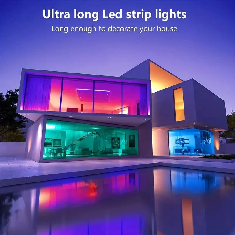Wi-Fi RGB LED Strip with App Control – Compatible with Alexa and Google