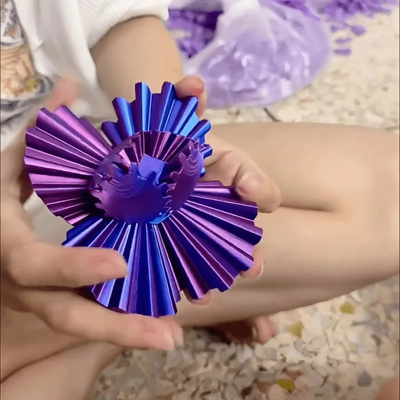 Gear Ball Fidget Spinner – 3D Puzzle Toy for Stress Relief