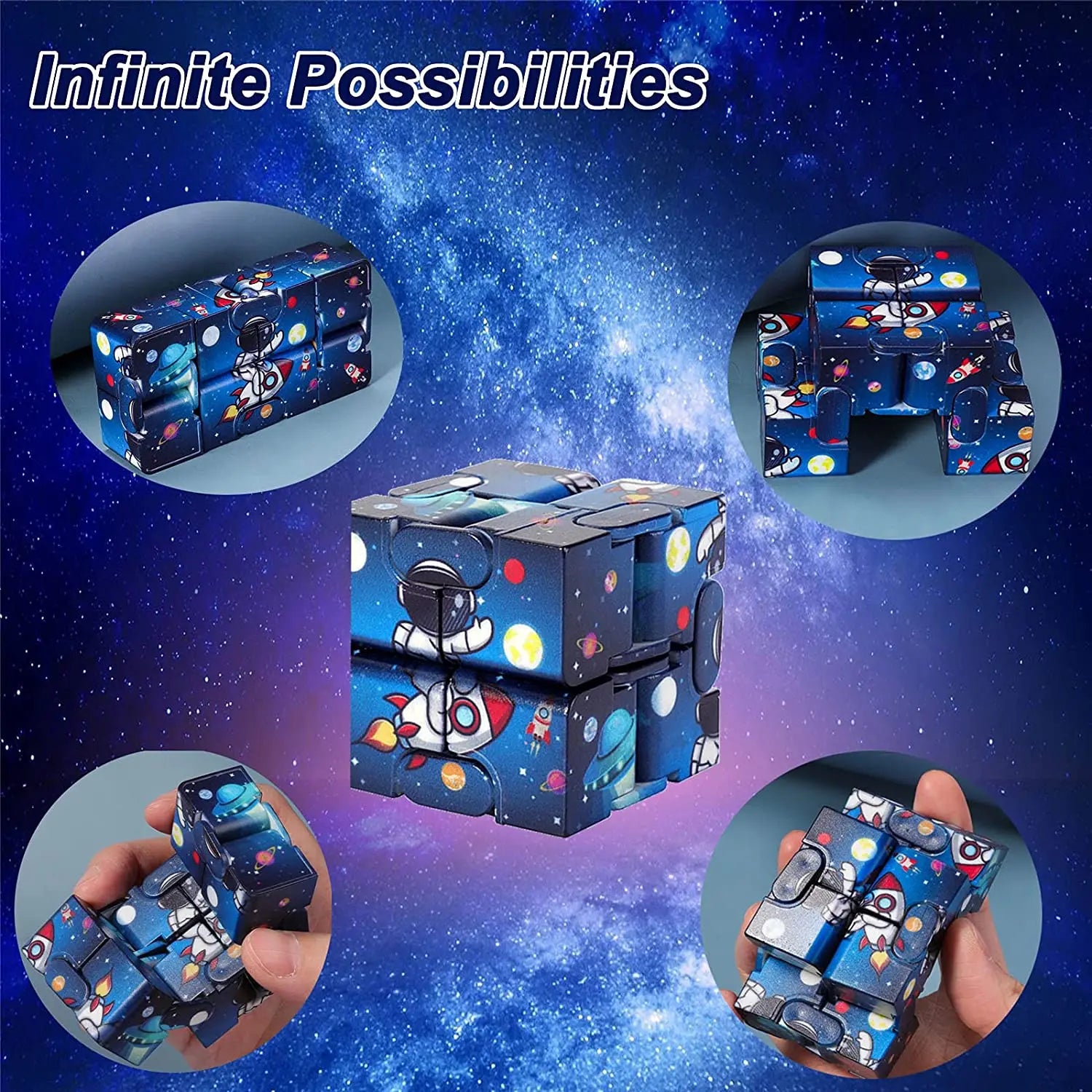 Starry Sky Infinity Cube – Relaxing Puzzle Toy for All Ages