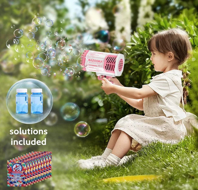 69 Holes Bubble Machine – Fun Toy for Kids and Adults