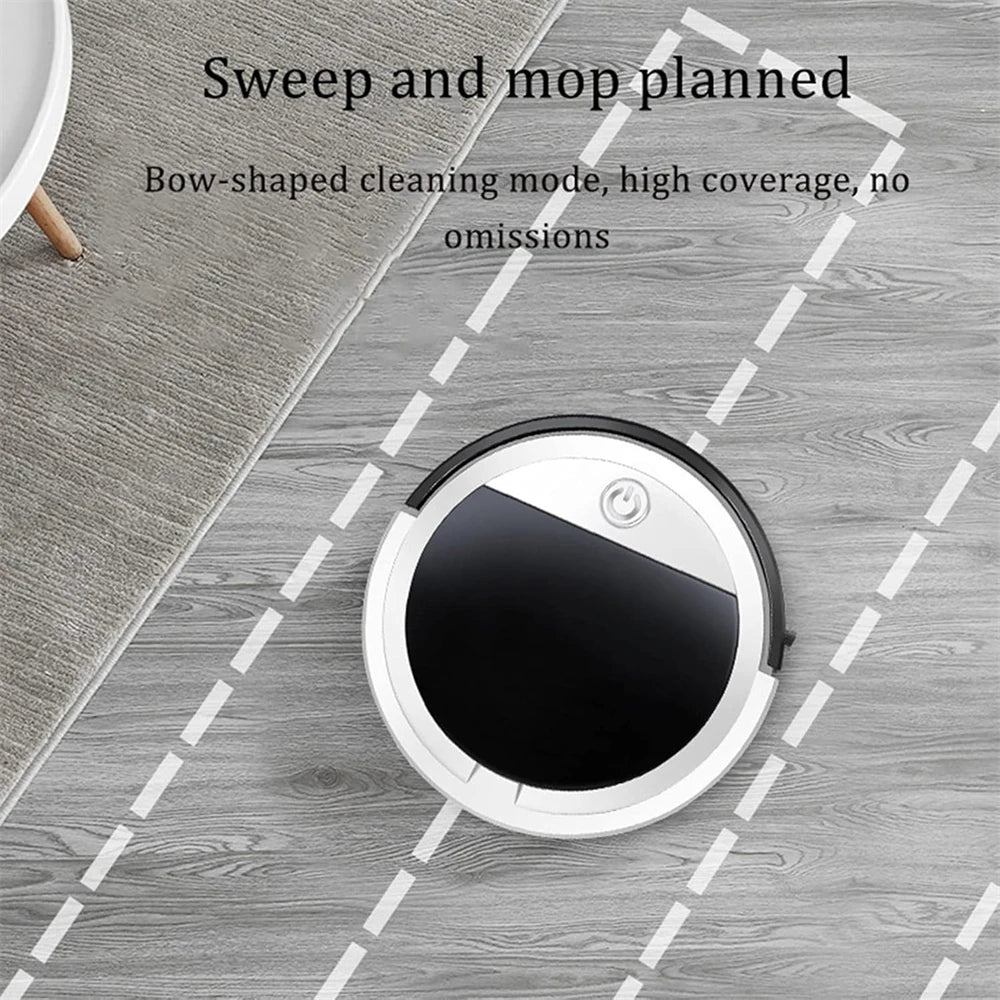 Multifunctional Robot Vacuum and Mop with Remote Control – Low Noise