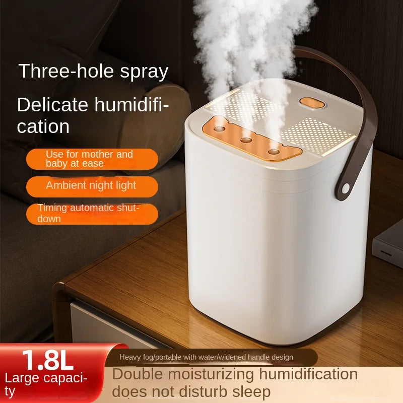 1.8L Air Humidifier with Aroma Diffuser, 3 Modes and LED Night Light