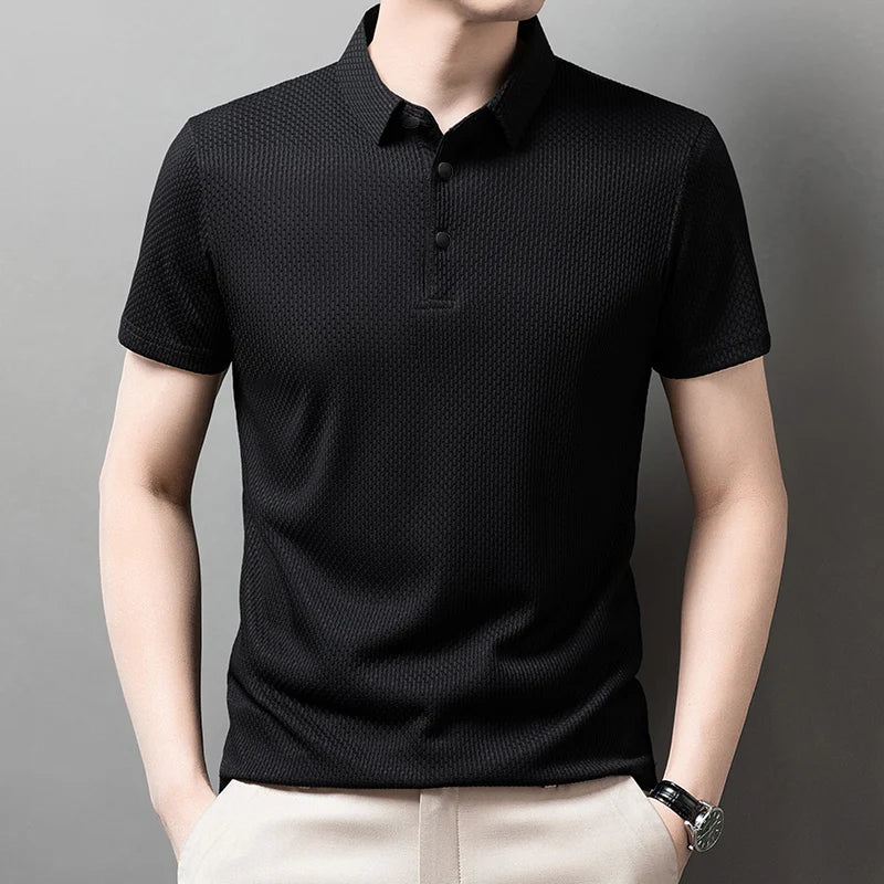 Men's Casual Summer Polo Shirt – Short Sleeve and Comfortable