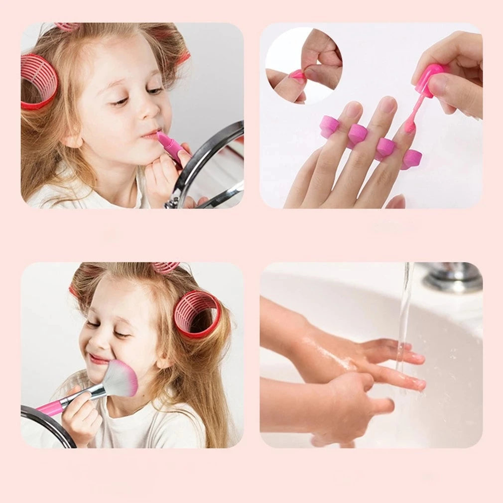 Kids Makeup Kit – Princess Toy Box with Lipstick and Eyeshadow