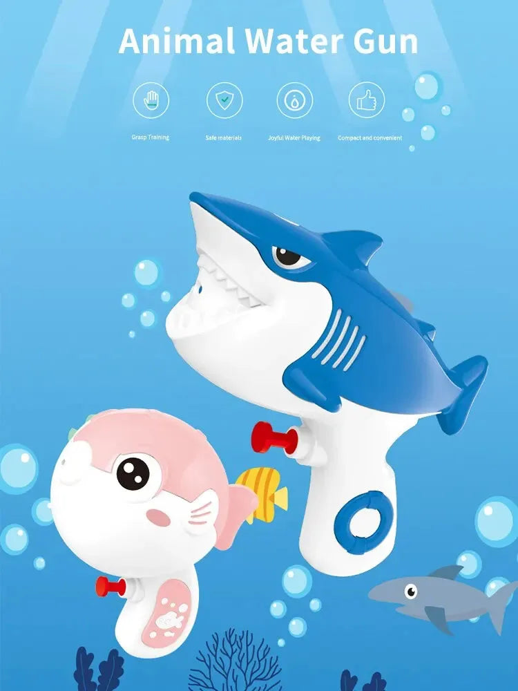 Kids Water Gun – Balloon Fish and Shark Summer Toy