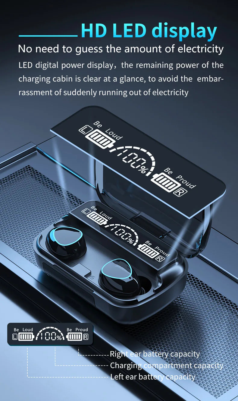 M10 Bluetooth Headset with Power Bank