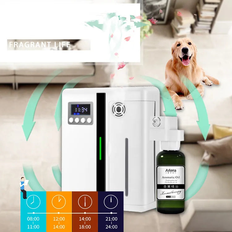 Smart Wall-Mounted Scent Diffuser – 160ml Bluetooth Aroma Machine