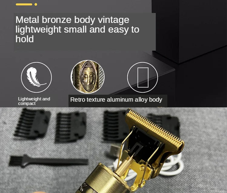 T9 Cordless Electric Shaver & Hair Trimmer for Men