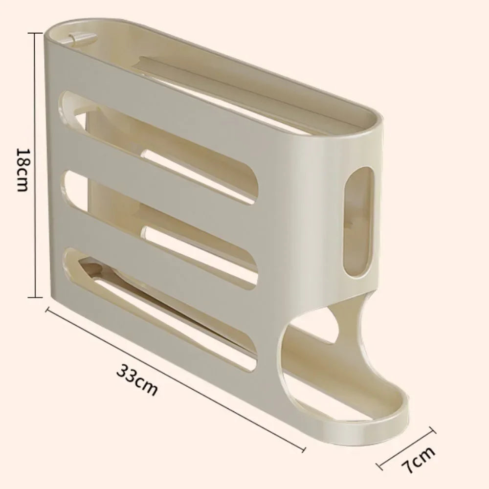 Automatic Egg Holder with 4 Sleepers – Ice Cream Organizer