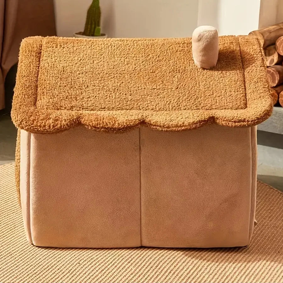 Foldable Pet Bed – Washable House for Cats and Small Dogs