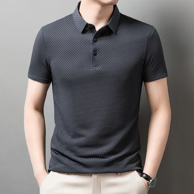 Men's Casual Summer Polo Shirt – Short Sleeve and Comfortable