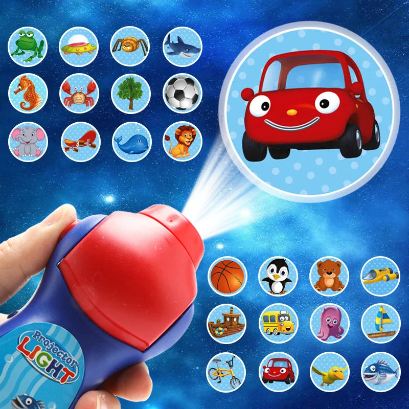 Dinosaur and Shark Projector – Educational Flashlight and Learning Toy for Kids