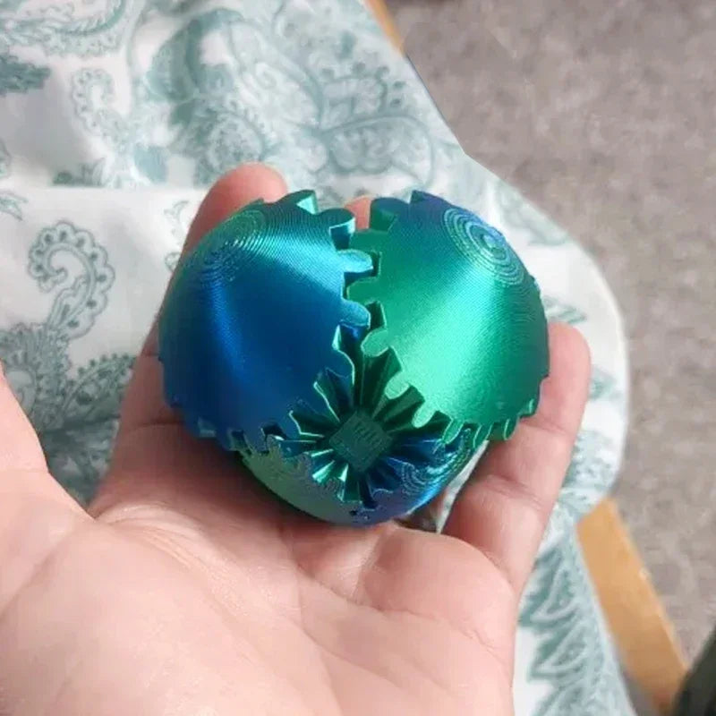 Gear Ball Fidget Spinner – 3D Puzzle Toy for Stress Relief
