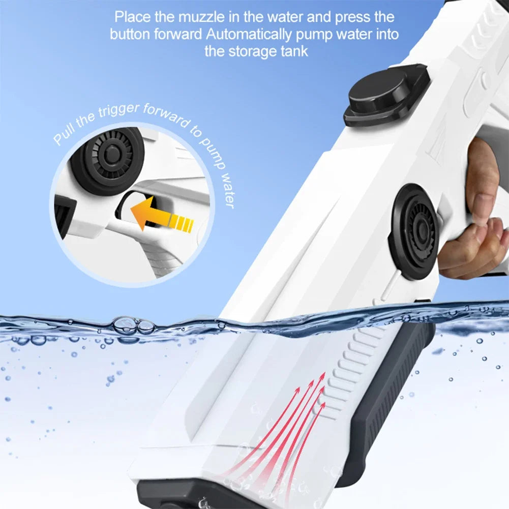 High Pressure Electric Water Gun – Kids Pool and Summer Toy