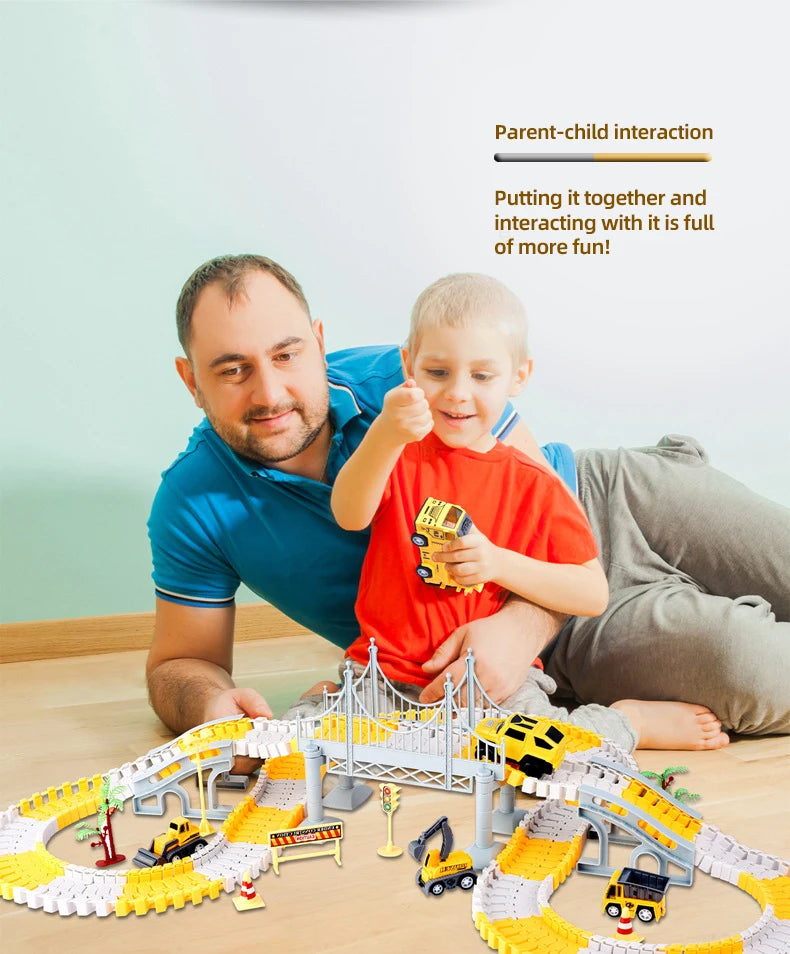 Engineering Car Track – Educational Toy for Children (137-467 pieces)
