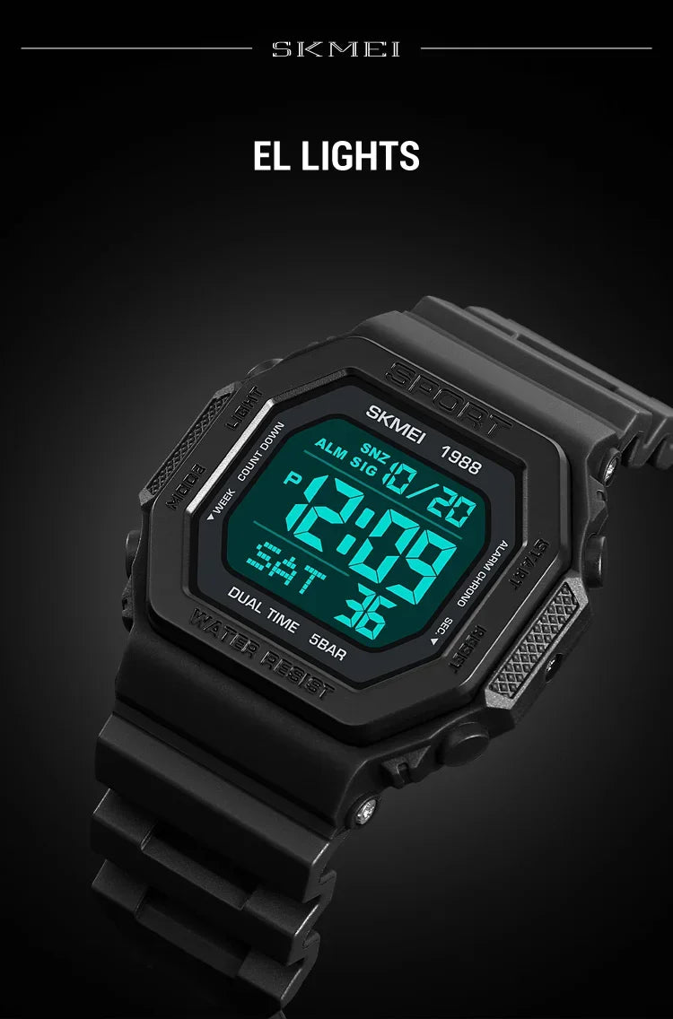 SKMEI 1988 Men's Digital Watch Waterproof