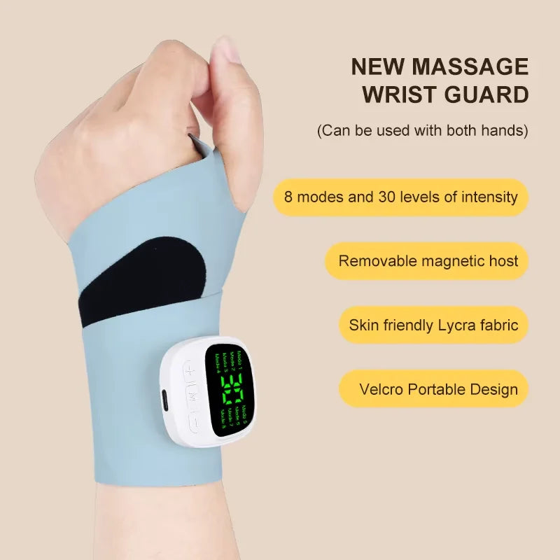 Cordless Electric Wrist Massager – Vibration Relief for Carpal Tunnel & Fatigue