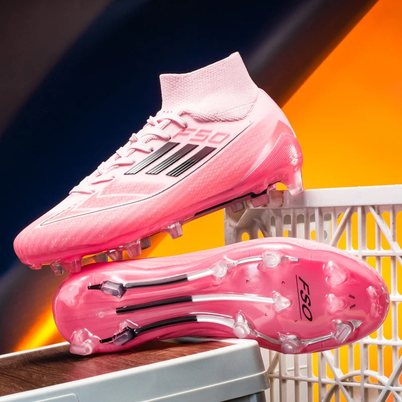 Comfortable and Breathable Men's Soccer Cleats for Indoor/Outdoor Soccer