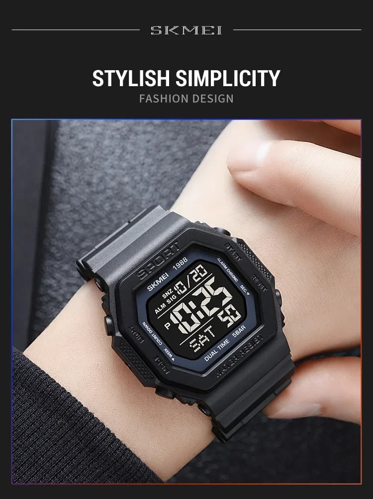 SKMEI 1988 Men's Digital Watch Waterproof
