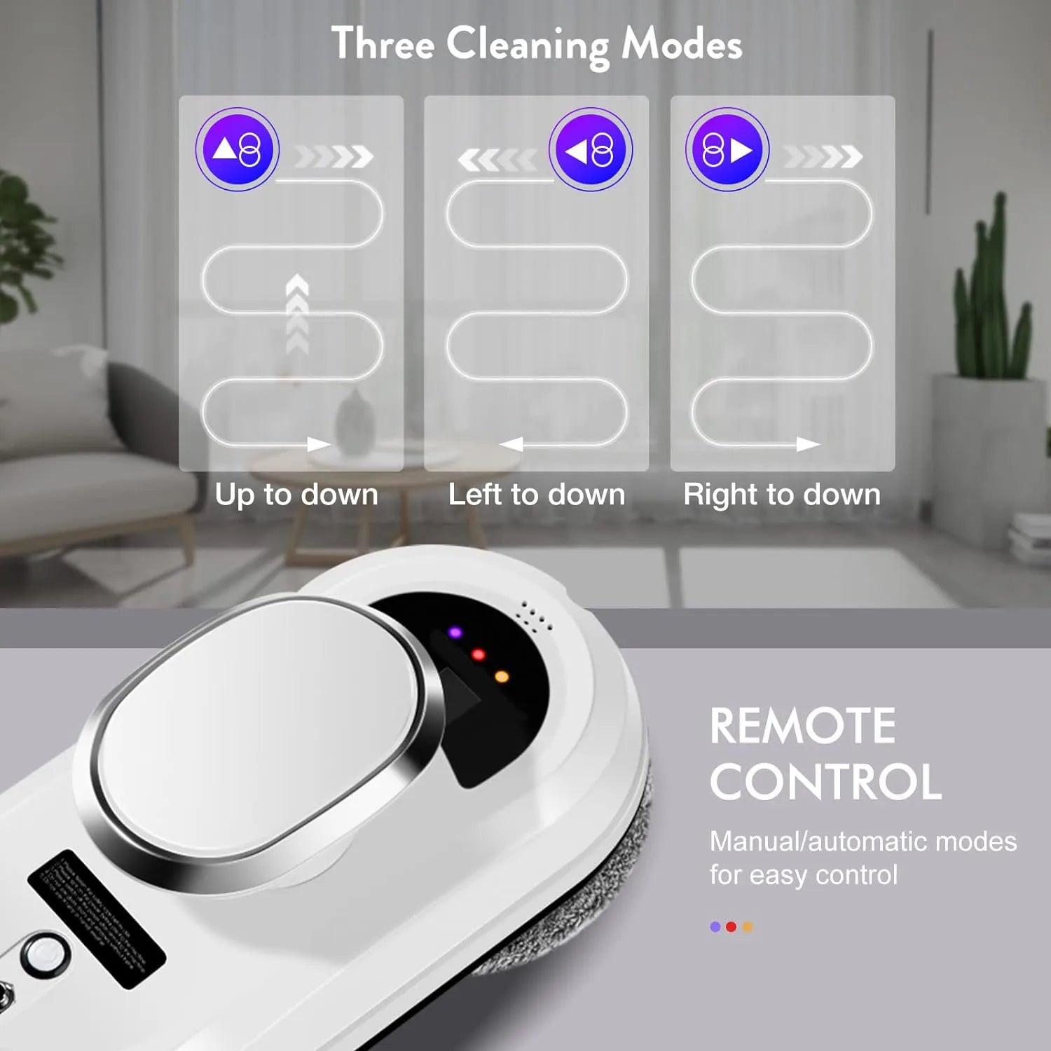 Smart Window Cleaning Robot – W11 Model