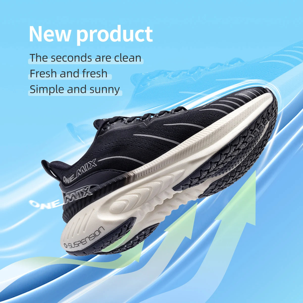 ONEMIX Pro Cushion Running Shoes – Lightweight, Non-Slip, Reflective