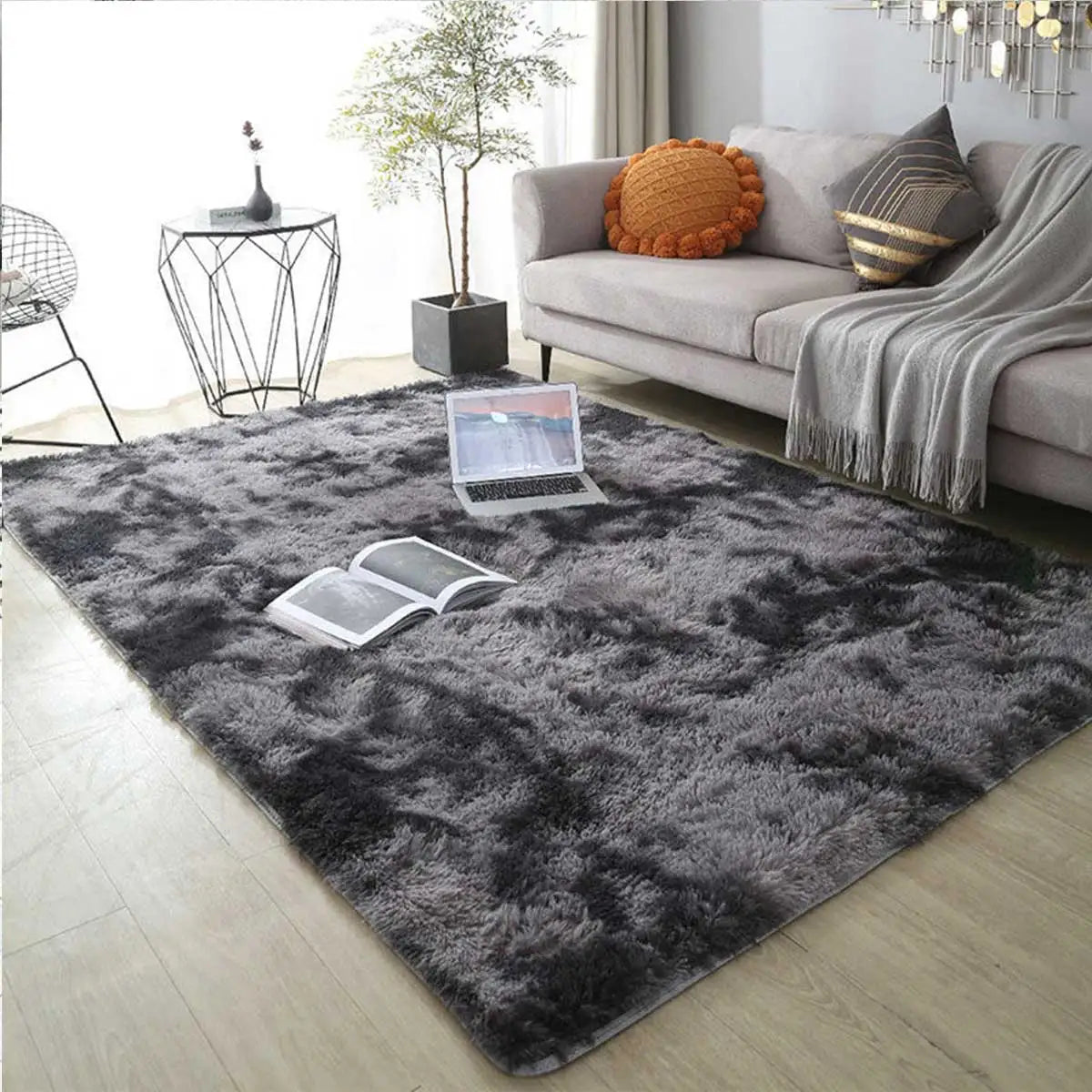 FluffySoft Plush Carpet – Cozy Modern Rug for Living Rooms & Bedrooms
