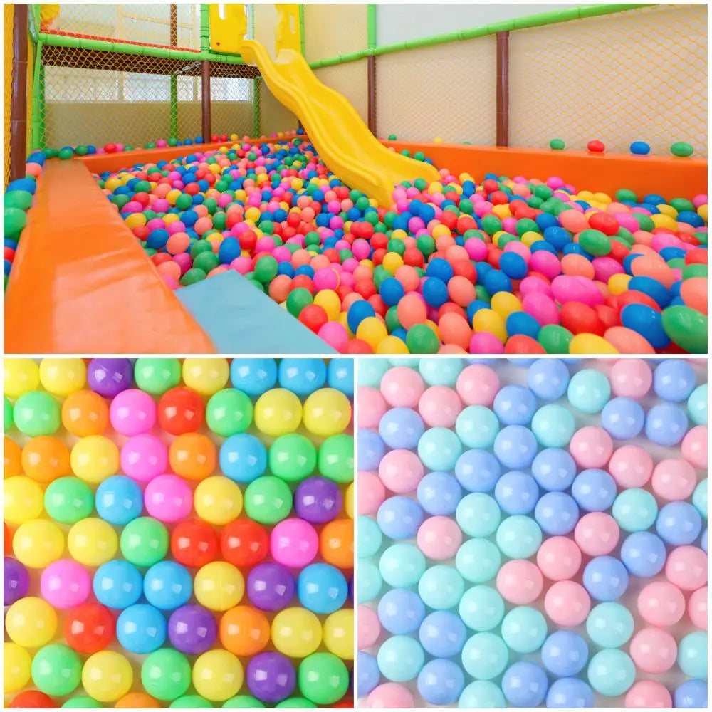 Colorful Soft Ocean Balls – 100pcs for Baby & Kids Playtime