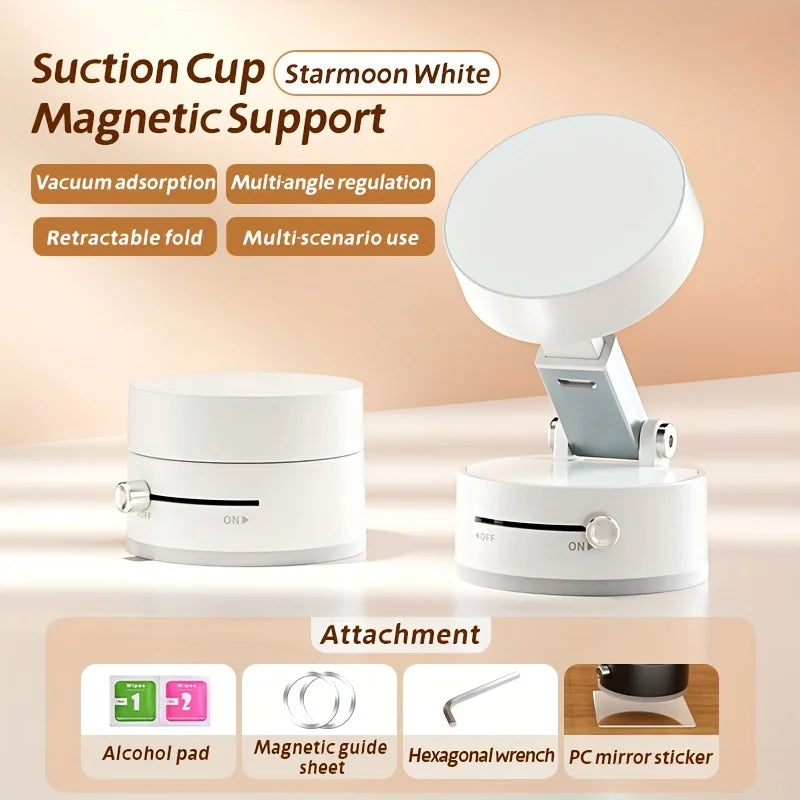 Magnetic Suction Phone Holder – Foldable & Multi-Functional