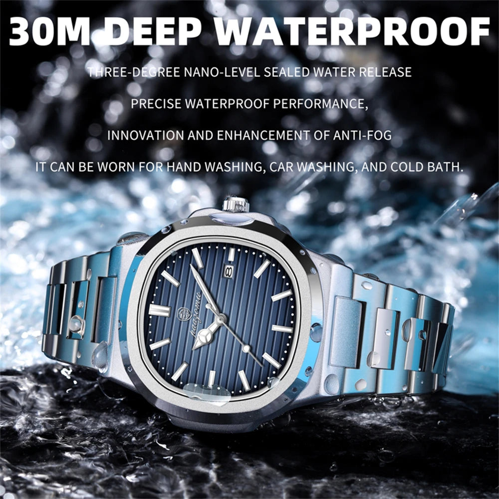 PENGAGAR Luxury Men's Waterproof Quartz Watch